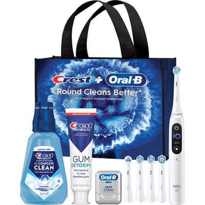 Crest + Oral-B iO Series 9 Advanced Gum Care Electric Rechargeable Toothbrush System, 3/Case thumbnail 3