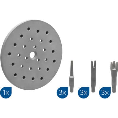 IPS e.max CAD Crystallization Tray Kit, 1 Tray & 9 Pins (3 Small, 3 Medium, 3 Large) thumbnail 2