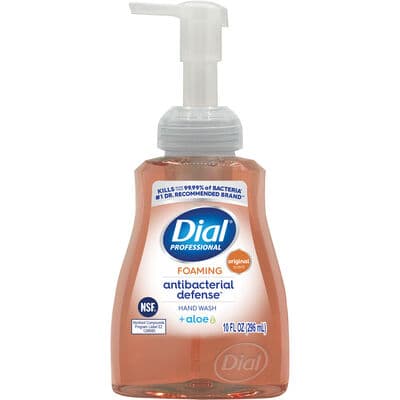 Dial Professional Antibacterial Defense Original Foaming Hand Wash, 10 oz Pump, 8/Case thumbnail 6
