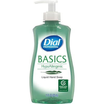 Dial Professional Liquid Hand Soap, Hypoallergenic, Floral, 11 oz Pump Bottle, 12/Case thumbnail 2
