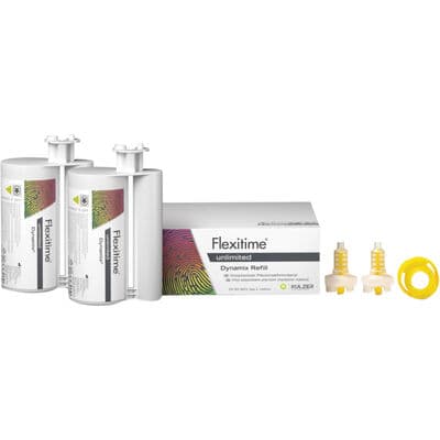 Kulzer Flexitime Unlimited Impression Material, 380mL Cartridges, Pack of 2, Refill 66099317 thumbnail 5