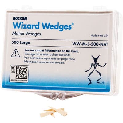 Wizard Wedges Matrix Wedges, Large, Birchwood, 500/Pack, WW-M-L-500-NAT5 thumbnail 7