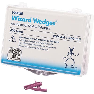 Wizard Anatomical Wedges, Large, Purple, 400/Box, WW-AM-L-400-PUR5 thumbnail 7