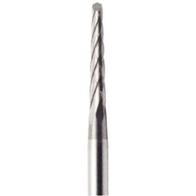 Meisinger HM161RX-018-SU Surgical Lindemann Carbide Bur, X-Cut, Tapered Point, 1.8 mm Head, FGXL Shank, 2/Pack thumbnail 4