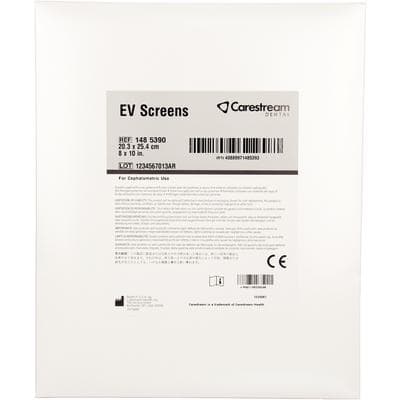 Ektavision Extraoral Imaging Screen, 8" x 10", Green, No Foam, 1/Pkg - Ektavision Imaging Screens, 1/Pkg - 8" x 10", No Foam - Image 1