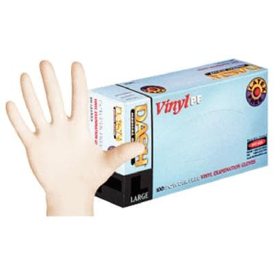 Dash Medical Gloves Vinyl Powder-Free Exam Gloves, Latex-Free, Non-Sterile, Large, Clear, 100/Box, SPF100L thumbnail 19