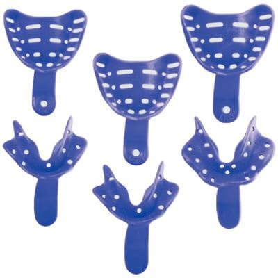 Keystone Edentulous Tray Aways Disposable Impression Trays, Assorted Sizes (2 of each size), Perforated, 12/Pkg, 0921704 thumbnail 6