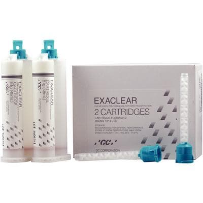 GC America EXACLEAR™ Clear VPS Bite Registration Material, 48 ml Cartridges, 2/Pk, 008482 thumbnail 10