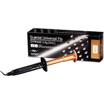 G-aenial Universal Flo Flowable Composite, Shade AO1, 3.4 g Syringe with 20 Tips thumbnail 5