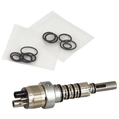 Midwest Coupler 6-Pin for Stylus & XGT High-Speed Handpieces, Fiber Optic, Stainless Steel, 790246 thumbnail 7