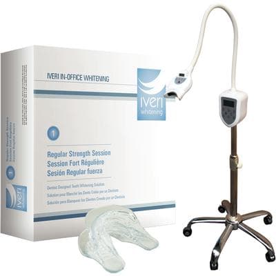 Iveri Teeth Whitening Promotional Package, Regular Strength (36% Carbamide Peroxide) - 24 Kits with Marketing Materials and LED Light - Iveri Teeth Whitening Promotional Packages, Regular Strength - Iveri Teeth Whitening Promotional Packages, Regular Strength - Image 1