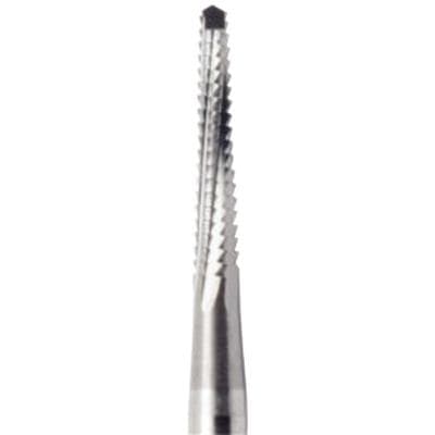 Meisinger HM162-016-SU Surgical Lindemann Carbide Bur, Tapered Point, 1.6mm Head, 11mm Length, Friction Grip X-Long, 2/Pack thumbnail 4