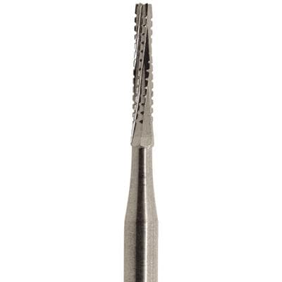 Meisinger FG Surgical Carbide Bur #700L, X-Cut Taper, Flat End, 1.0 mm Head, Extra Long/Surgical Shank, 5/Pack, HM33L-010-SU thumbnail 5