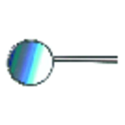 PDT Cruise Line Mouth Mirror, #5 (15/16") Rhodium-Coated Front Surface, Cone Socket, Stainless Steel, 1/Pk, T050 thumbnail 19