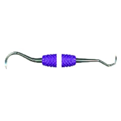 PDT Cruise Line U15/33 Double-Ended Sickle/Jacquette Scaler, Purple Solid Resin Handle, R113 thumbnail 11