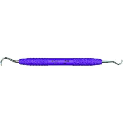 PDT Cruise Line U15/33 Double-Ended Sickle/Jacquette Scaler, Purple Solid Resin Handle, R113 thumbnail 10