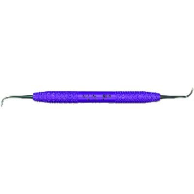PDT Cruise Line Nebraska 128 Double-Ended Sickle Scaler, Anterior, Passionate Purple, 6.5" (R114) thumbnail 11