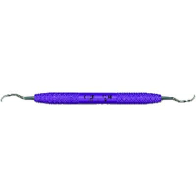 PDT Amazing Gracey 1-2 Rigid Curette, Double End, Purple Resin Handle, R016R thumbnail 7