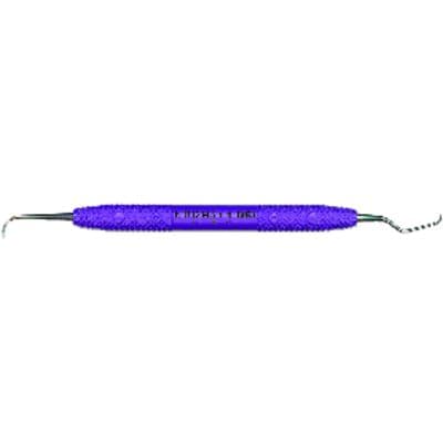 PDT Cruise Anterior Scaler Nebraska N128-L5 Mini, Double-Ended, Purple Resin Handle, R093 thumbnail 9