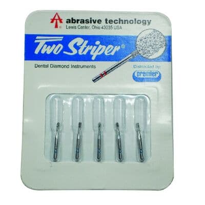 Two Striper ShortCut Diamond Burs FGSS, Operative, 330 S, Medium, Pear, 0.9 mm, Blue, Pkg/5, 2015914 thumbnail 11