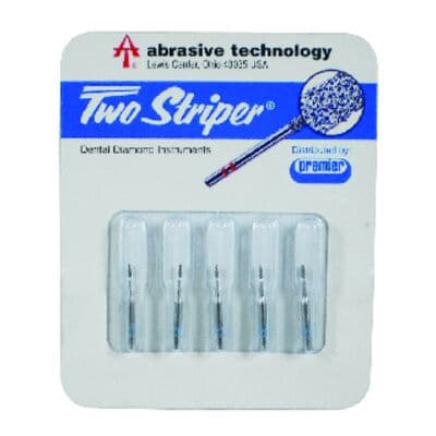 Two Striper ShortCut MicroPrep Diamond Bur, FGSS, Needle, MP89, Medium, 0.7mm, Pkg/5, #2015968 thumbnail 10