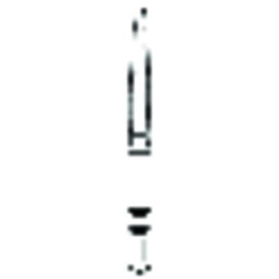 Premier Two Striper Diamond Bur, FG, Fine, Flame, #260.10, 1.4 mm Major/0.5 mm Minor Diameter, 10 mm Length, Red Ring, 5/Pk, 2015155 thumbnail 11