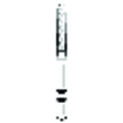 Two Striper Diamond Bur, FG, Bevel-End Cylinder, 251.8, Fine, Red, 1.2 mm Major/0.4 mm Minor, 8.0 mm Length, 5/Pk, 2015089 thumbnail 10