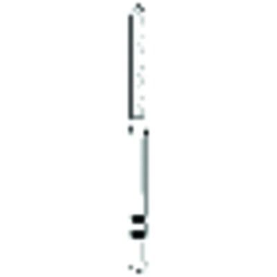 Two Striper® Diamond Bur FG #244.10, Coarse, Bevel-End Cylinder, 1.3 mm Major/0.5 mm Minor Diameter, 10.0 mm Length, 5/Pkg, 2015064 thumbnail 9