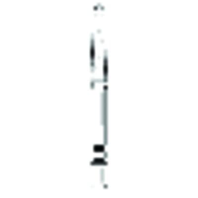 Two Striper® Diamond Bur FG, Fine, Flame, #253.8, 1.6 mm Major/1.0 mm Minor Diameter, 8.0 mm Length, 5/Pkg thumbnail 8