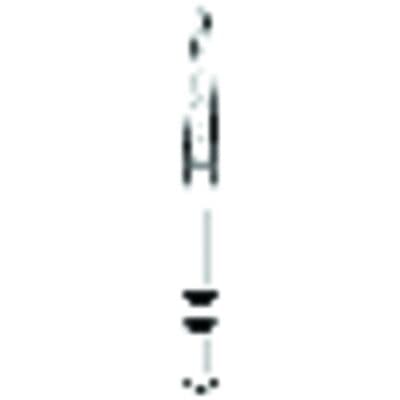 Two Striper Diamond Burs, FG, Flame, 263.8, Fine, Red, 1.6 mm Major/0.4 mm Minor Diameter, 8.0 mm Length, 5/Pk, 2015157 thumbnail 10