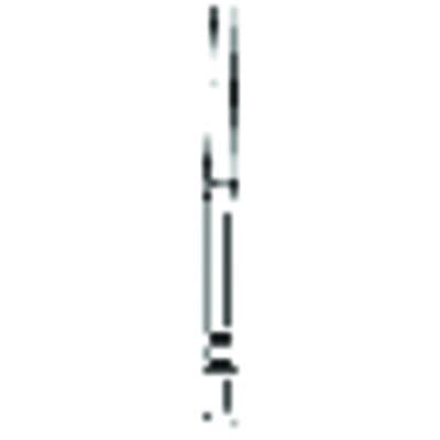 Two Striper® Diamond Bur, FG, Fine, Red Ring, Taper Flat End, #723.8F, 1.7 mm Major/1.3 mm Minor Diameter, 8.0 mm Length, 5/Pkg, 2015262 thumbnail 8