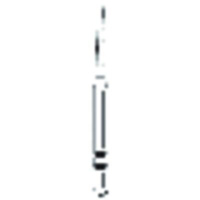 Two Striper Diamond Bur, FG, Curettage K, #763.8, Coarse, Green, 1.2 mm Major/0.7 mm Minor Diameter, 8 mm Length, 5/Pk, 2015977 thumbnail 9