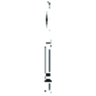 Two Striper Diamond Bur FG, Curettage K, #764.10, Coarse, Green, Cone Bevel End, 5/Pk, 2015980 thumbnail 10