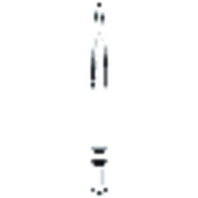 Two Striper® Diamond Bur FG Long, Flame, Fine, #L260.8, 1.4 mm Major/0.4 mm Minor Diameter, 8.0 mm Length, 5/Pkg, 2015163 thumbnail 9