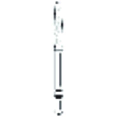 Two Striper® Diamond Bur FG Long, Fine, Round End Taper, #L770.8, 1.8 mm Major/1.3 mm Minor Diameter, 8.0 mm Length, 5/Pkg, 2015651 thumbnail 9