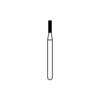 Solo Diamond™ Single-Use Diamond Burs – FG, Coarse, Green, Cylinder Flat End, #835, 1.0 mm Head Diameter, 4.0 mm Head Length, 25/Pkg - Solo Diamond™ Single-Use Diamond Burs – FG, Coarse, Green, Cylinder Flat End, 25/Pkg - # 835, 1.0 mm Head Diameter, 4.0 mm Head Length - Image 1