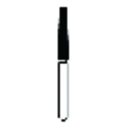 Solo Diamond™ Single-Use Diamond Burs, FG, Coarse, Green, Cone Flat End, #848, 1.8 mm Major/1.4 mm Minor Diameter, 10.0 mm Head Length, 25/Pkg - Solo Diamond™ Single-Use Diamond Burs – FG, Coarse, Green, Cone Flat End, 25/Pkg - Taper Flat End, # 848, 1.8 mm Major/1.4 mm Minor Diameter, 10.0 mm Head Length - Image 1