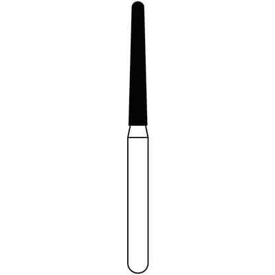 Solo Diamond Single-Use Diamond Burs – FG, Coarse, Green, Cone Round End, 25/Pkg - # 850, 1.4 mm Major/0.9 mm Minor Diameter, 10.0 mm Head Length - Solo Diamond Single-Use Diamond Burs – FG, Coarse, Green, Cone Round End, 25/Pkg - # 850, 1.4 mm Major/0.9 mm Minor Diameter, 10.0 mm Head Length - Image 1