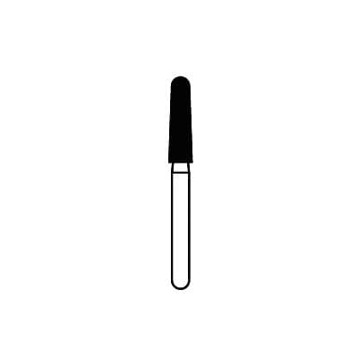 Solo Diamond Single-Use Diamond Burs – FG, Coarse, Green, Cone Round End, 25/Pkg - # 856, 2.1 mm Major/1.6 mm Minor Diameter, 8.0 mm Head Length - Solo Diamond Single-Use Diamond Burs – FG, Coarse, Green, Cone Round End, 25/Pkg - # 856, 2.1 mm Major/1.6 mm Minor Diameter, 8.0 mm Head Length - Image 1