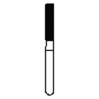 Solo Diamond™ Single-Use Diamond Burs – FG, Coarse, Green, Cylinder Flat End, 25/Pkg - # 837, 1.6 mm Head Diameter, 8.0 mm Head Length - Solo Diamond™ Single-Use Diamond Burs – FG, Coarse, Green, Cylinder Flat End, 25/Pkg - # 837, 1.6 mm Head Diameter, 8.0 mm Head Length - Image 1
