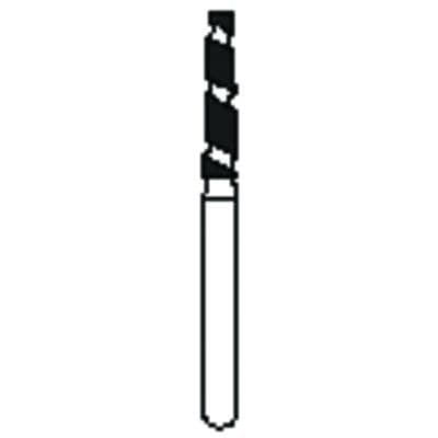 Solo Diamond™ Single-Use Diamond Bur, FG, Coarse, Spiral, Cylinder Round End, 1.6 mm Head Diameter, 8.0 mm Head Length, 25/Pkg, #837T016C thumbnail 7