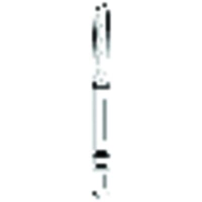 Two Striper Gold-Plated Diamond Bur, FG, Curettage, 254.SB, Medium, Blue, 1.8 mm Major/0.4 mm Minor, 8 mm Length, 5/Pk, 2015617 thumbnail 11