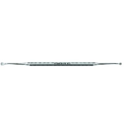 Premier Dental Products Lucas Alveolar #76 Double End Surgical Curette, Stainless Steel, Knurled Hexagonal Handle, Each thumbnail 7