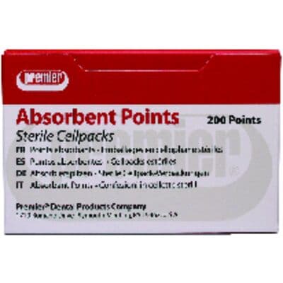 Premier Absorbent Paper Points, Sterile, Coarse (ISO Size C), White, 200/Box, 9055105 thumbnail 21