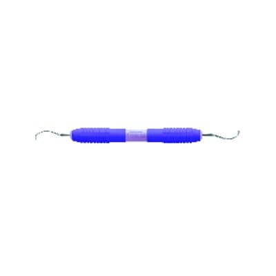 Premier Big Easy Ultralite Gracey Curette 15/16, Double End, Silicone Round Handle, Purple, 1/Pkg, #05653 thumbnail 5