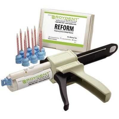 Reform Temporary Crown & Bridge Material A1 Refill Cartridge, 72 g, with 10 Mixing Tips thumbnail 2