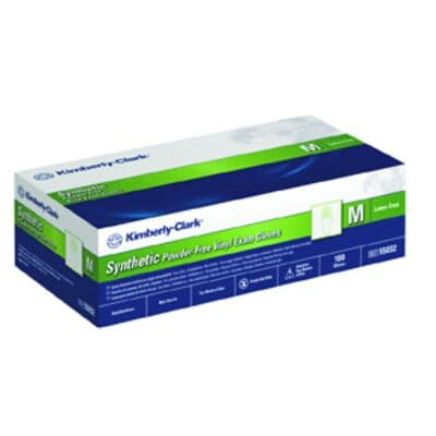 Halyard Safeskin Synthetic Powder-Free Vinyl Exam Gloves, Medium, 100/Box, 55032 thumbnail 5