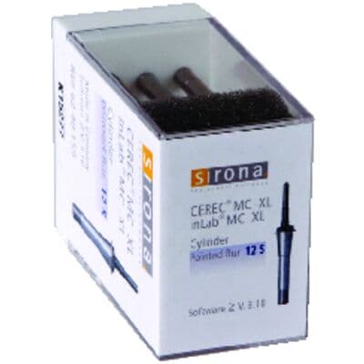 CEREC Cylinder Pointed Milling Bur 12S, 12 mm, 6/Pkg thumbnail 13
