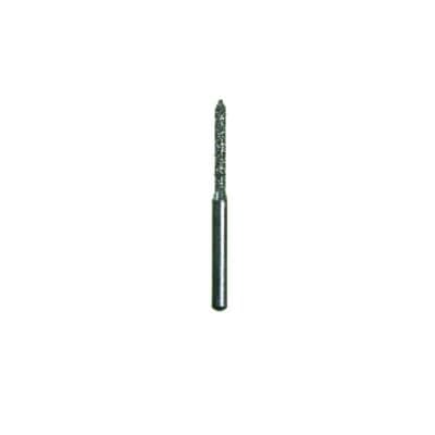 Spring Health Products Fine Beveled Cylinder Diamond Bur, FG, #878-012, 1.2mm Diameter, 8mm Length, Single-Use, 25/Pack thumbnail 5