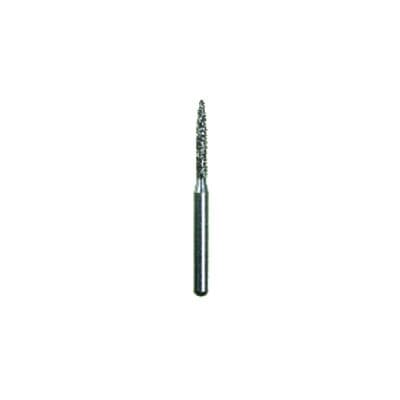 Spring FG #260.8 Flame Coarse Single-Use Diamond Bur, Friction Grip, 1.2 mm Diameter, 8 mm Length, 25/Pkg, 862-012 thumbnail 3